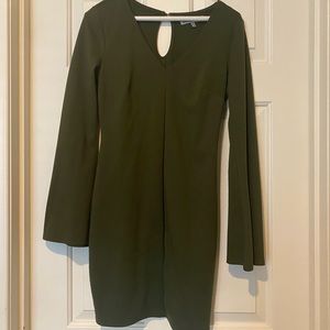 👏👏Bailey Blue Olive Green Dress